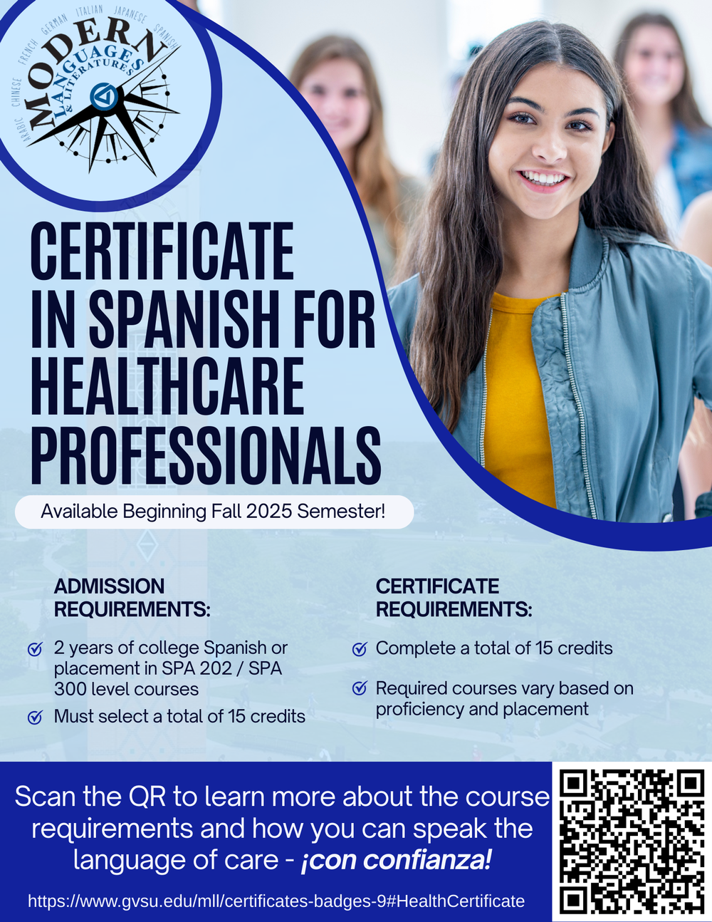 Certificate in Spanish for Healthcare Professionals